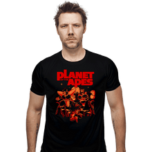 Load image into Gallery viewer, Shirts Fitted Shirts, Mens / Small / Black Planet Of The Apes
