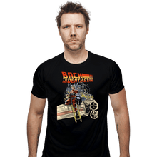 Load image into Gallery viewer, Daily_Deal_Shirts Fitted Shirts, Mens / Small / Black Back To The Death Star