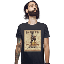 Load image into Gallery viewer, Daily_Deal_Shirts Fitted Shirts, Mens / Small / Dark Heather One Eyed Willy Rum
