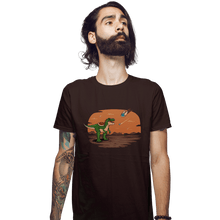 Load image into Gallery viewer, Shirts Fitted Shirts, Mens / Small / Dark Chocolate Blue Extinction