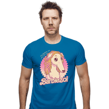 Load image into Gallery viewer, Daily_Deal_Shirts Fitted Shirts, Mens / Small / Sapphire Barbiezoi