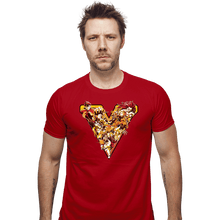 Load image into Gallery viewer, Shirts Fitted Shirts, Mens / Small / Red Rise Up