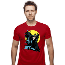 Load image into Gallery viewer, Daily_Deal_Shirts Fitted Shirts, Mens / Small / Red Pick Up The Phone