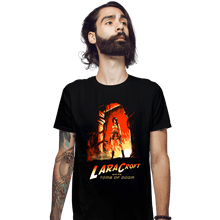Load image into Gallery viewer, Shirts Fitted Shirts, Mens / Small / Black Indiana Croft
