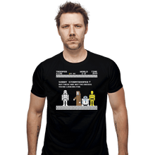 Load image into Gallery viewer, Shirts Fitted Shirts, Mens / Small / Black Sorry Trooper