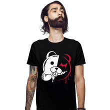 Load image into Gallery viewer, Shirts Fitted Shirts, Mens / Small / Black Kuma Despair