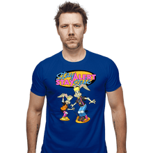 Load image into Gallery viewer, Secret_Shirts Fitted Shirts, Mens / Small / Royal Blue Stay Safe