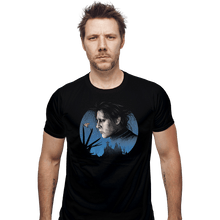 Load image into Gallery viewer, Shirts Fitted Shirts, Mens / Small / Black Scissored Gentleman