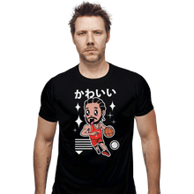 Load image into Gallery viewer, Shirts Fitted Shirts, Mens / Small / Black Kawaii Leonard