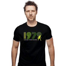 Load image into Gallery viewer, Daily_Deal_Shirts Fitted Shirts, Mens / Small / Black USCSS Nostromo 1979