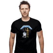 Load image into Gallery viewer, Daily_Deal_Shirts Fitted Shirts, Mens / Small / Black Don't Forget The Droids