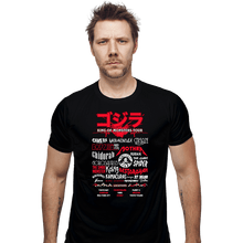 Load image into Gallery viewer, Shirts Fitted Shirts, Mens / Small / Black Godzilla Fest