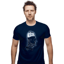 Load image into Gallery viewer, Shirts Fitted Shirts, Mens / Small / Navy Beer Brain
