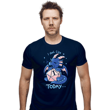 Load image into Gallery viewer, Daily_Deal_Shirts Fitted Shirts, Mens / Small / Navy Rolled A 1 Today