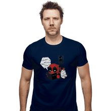 Load image into Gallery viewer, Shirts Fitted Shirts, Mens / Small / Navy Death Merc