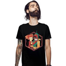 Load image into Gallery viewer, Shirts Fitted Shirts, Mens / Small / Black A Futuristic Couple