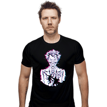 Load image into Gallery viewer, Secret_Shirts Fitted Shirts, Mens / Small / Black Glitched Joker