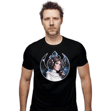 Load image into Gallery viewer, Shirts Fitted Shirts, Mens / Small / Black You're My Only Hope