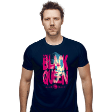 Load image into Gallery viewer, Daily_Deal_Shirts Fitted Shirts, Mens / Small / Navy The Black Queen