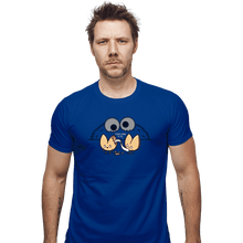 Load image into Gallery viewer, Shirts Fitted Shirts, Mens / Small / Royal Blue Unfortunate Cookie