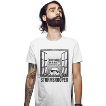 Load image into Gallery viewer, Shirts Fitted Shirts, Mens / Small / White Storm Snooper