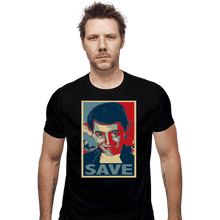 Load image into Gallery viewer, Shirts Fitted Shirts, Mens / Small / Black Save Ferris
