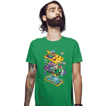 Load image into Gallery viewer, Daily_Deal_Shirts Fitted Shirts, Mens / Small / Irish Green 4th Gen Classic