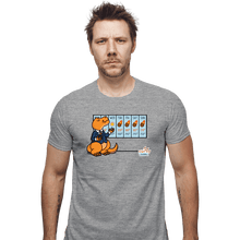 Load image into Gallery viewer, Secret_Shirts Fitted Shirts, Mens / Small / Sports Grey Weather T-Rex