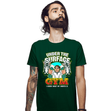 Load image into Gallery viewer, Shirts Fitted Shirts, Mens / Small / Irish Green Luisa's Gym (Green)