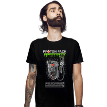 Load image into Gallery viewer, Shirts Fitted Shirts, Mens / Small / Black Proton Pack