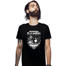 Load image into Gallery viewer, Shirts Fitted Shirts, Mens / Small / Black Magical Spirits Ramen