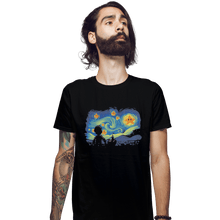 Load image into Gallery viewer, Shirts Fitted Shirts, Mens / Small / Black Super Mario Bros