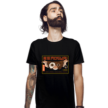 Load image into Gallery viewer, Daily_Deal_Shirts Fitted Shirts, Mens / Small / Black 3 Rules Of The Mogwai