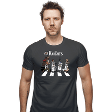 Load image into Gallery viewer, Daily_Deal_Shirts Fitted Shirts, Mens / Small / Charcoal The Knights Road