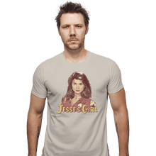 Load image into Gallery viewer, Shirts Fitted Shirts, Mens / Small / Sand Jesse's Girl