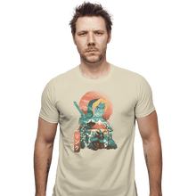 Load image into Gallery viewer, Shirts Fitted Shirts, Mens / Small / Sand Ukiyo Ocarina