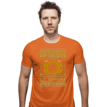 Load image into Gallery viewer, Shirts Fitted Shirts, Mens / Small / Orange Air Nomads Ugly Sweater