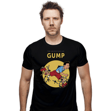 Load image into Gallery viewer, Daily_Deal_Shirts Fitted Shirts, Mens / Small / Black The Adventures Of Gump