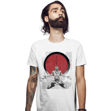 Load image into Gallery viewer, Shirts Fitted Shirts, Mens / Small / White Dhalsim Zen