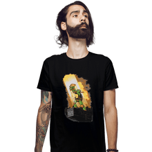 Load image into Gallery viewer, Shirts Fitted Shirts, Mens / Small / Black The Last Slice Of PIzza