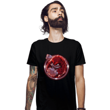 Load image into Gallery viewer, Daily_Deal_Shirts Fitted Shirts, Mens / Small / Black The Echidna