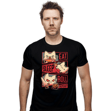 Load image into Gallery viewer, Daily_Deal_Shirts Fitted Shirts, Mens / Small / Black Roleplayer Routine