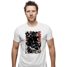 Load image into Gallery viewer, Daily_Deal_Shirts Fitted Shirts, Mens / Small / White Lone Wolf Mando
