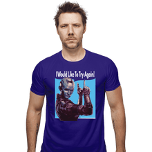 Load image into Gallery viewer, Shirts Fitted Shirts, Mens / Small / Violet Nebula Can Do It