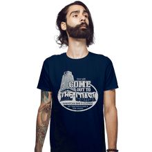 Load image into Gallery viewer, Shirts Fitted Shirts, Mens / Small / Navy The Coast Bar And Lounge