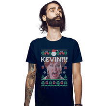 Load image into Gallery viewer, Shirts Fitted Shirts, Mens / Small / Navy Kevin Sweater