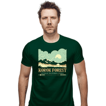 Load image into Gallery viewer, Daily_Deal_Shirts Fitted Shirts, Mens / Small / Irish Green Legendary Forest