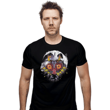 Load image into Gallery viewer, Shirts Fitted Shirts, Mens / Small / Black The Power Behind the Mask