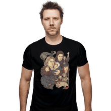 Load image into Gallery viewer, Shirts Fitted Shirts, Mens / Small / Black I'm a Big Wizard