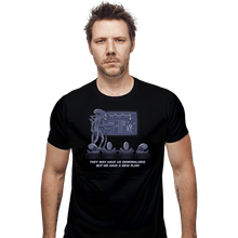 Load image into Gallery viewer, Daily_Deal_Shirts Fitted Shirts, Mens / Small / Black Demoralized Aliens